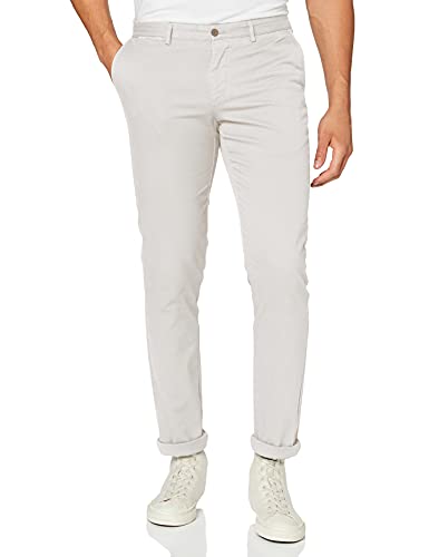 Hackett Herren RAISED TWILL Hose, Grau (Pearl 983), W30/L34(Herstellergröße: 30) von Hackett London