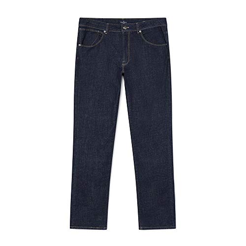 Hackett Herren Straight Jeans Rns Wash Clsc Denim, Blau (DENIM 000), W45 (Herstellergröße:35) von Hackett London