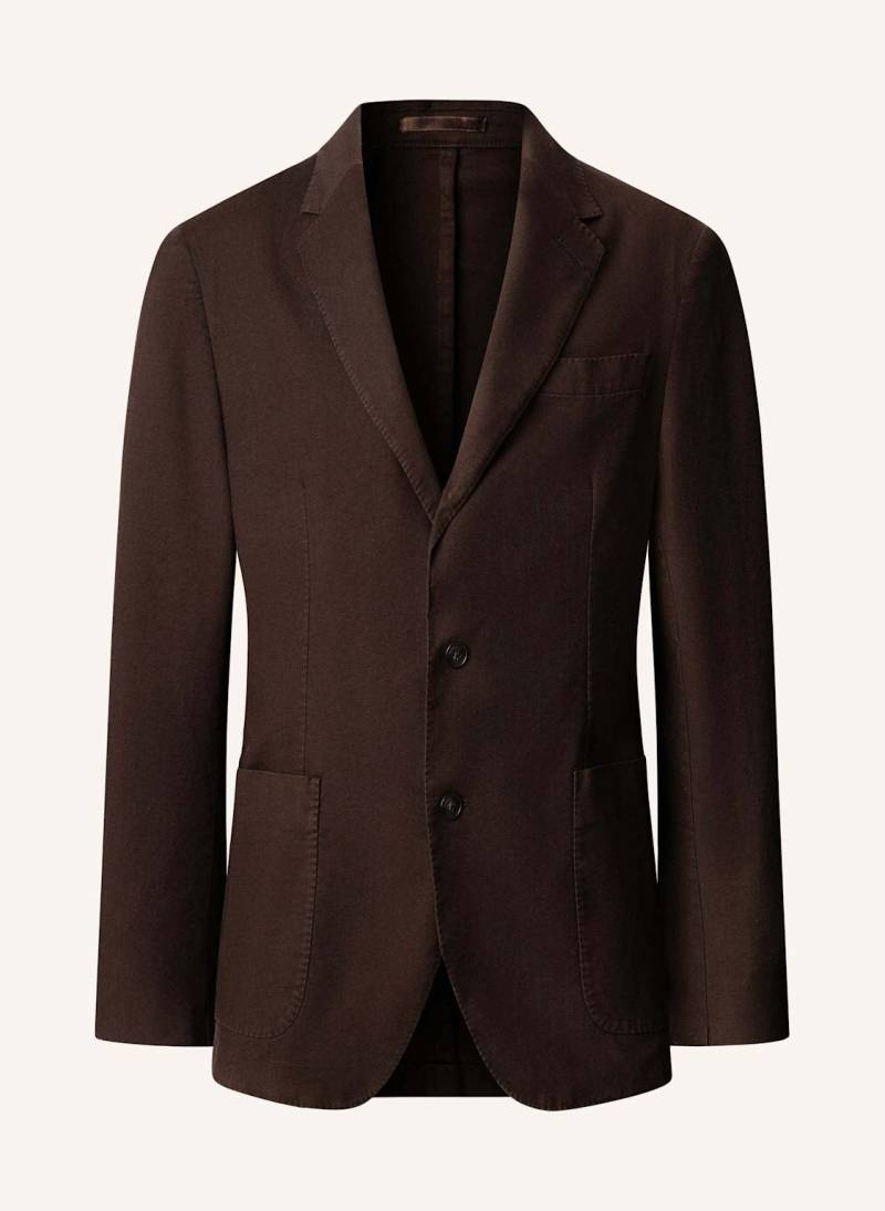 Hackett London Blazer Gmd Lw Texture Cc braun von Hackett London