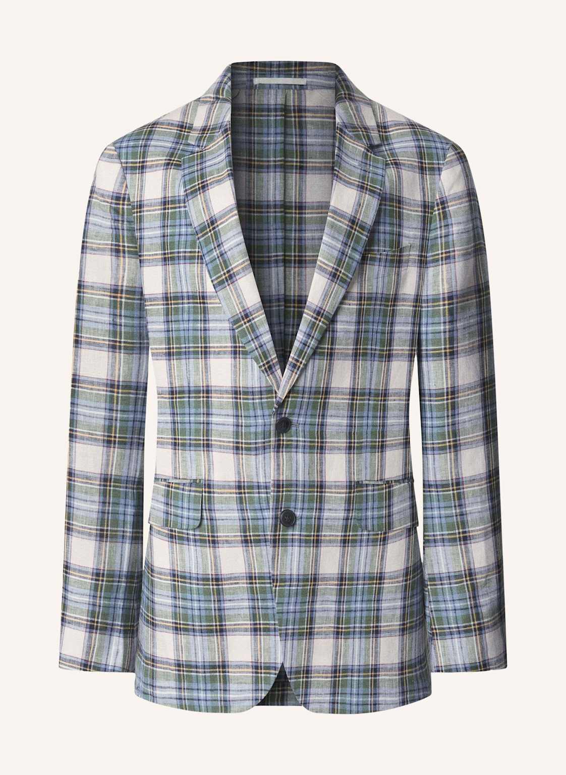 Hackett London Blazer Madras Check gruen von Hackett London