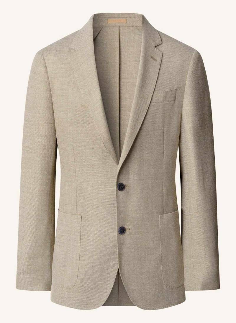 Hackett London Blazer Stretch Wl Lin Twill beige von Hackett London