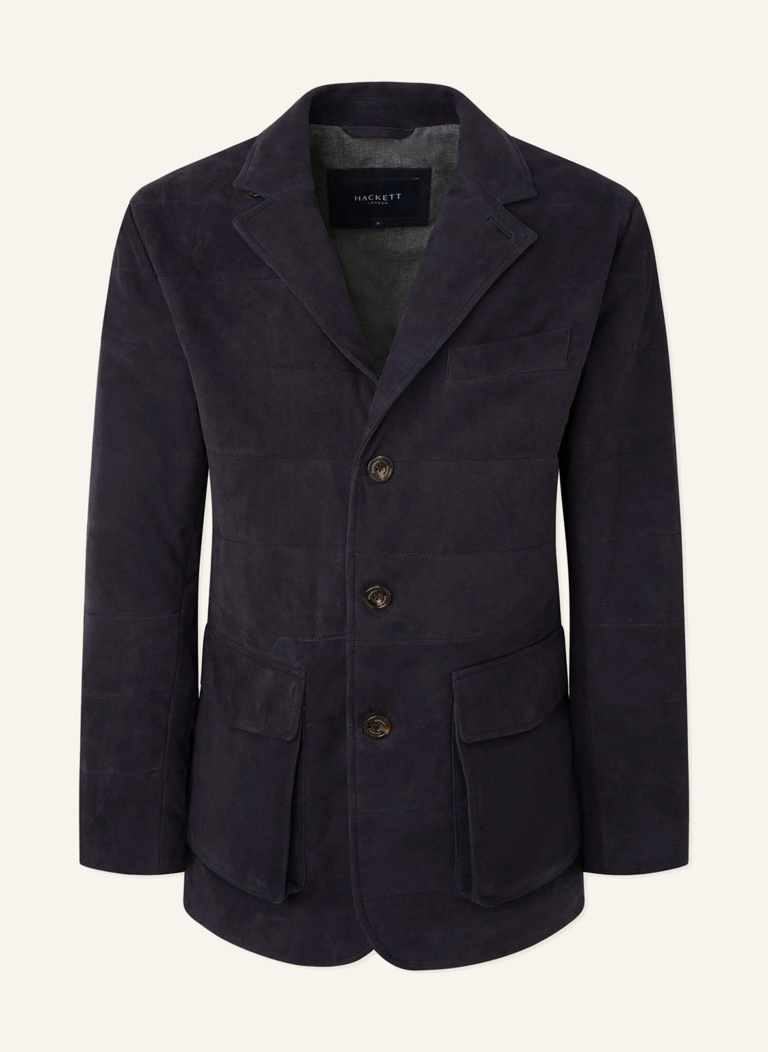 Hackett London Blazer Suede Padded Blazer blau von Hackett London