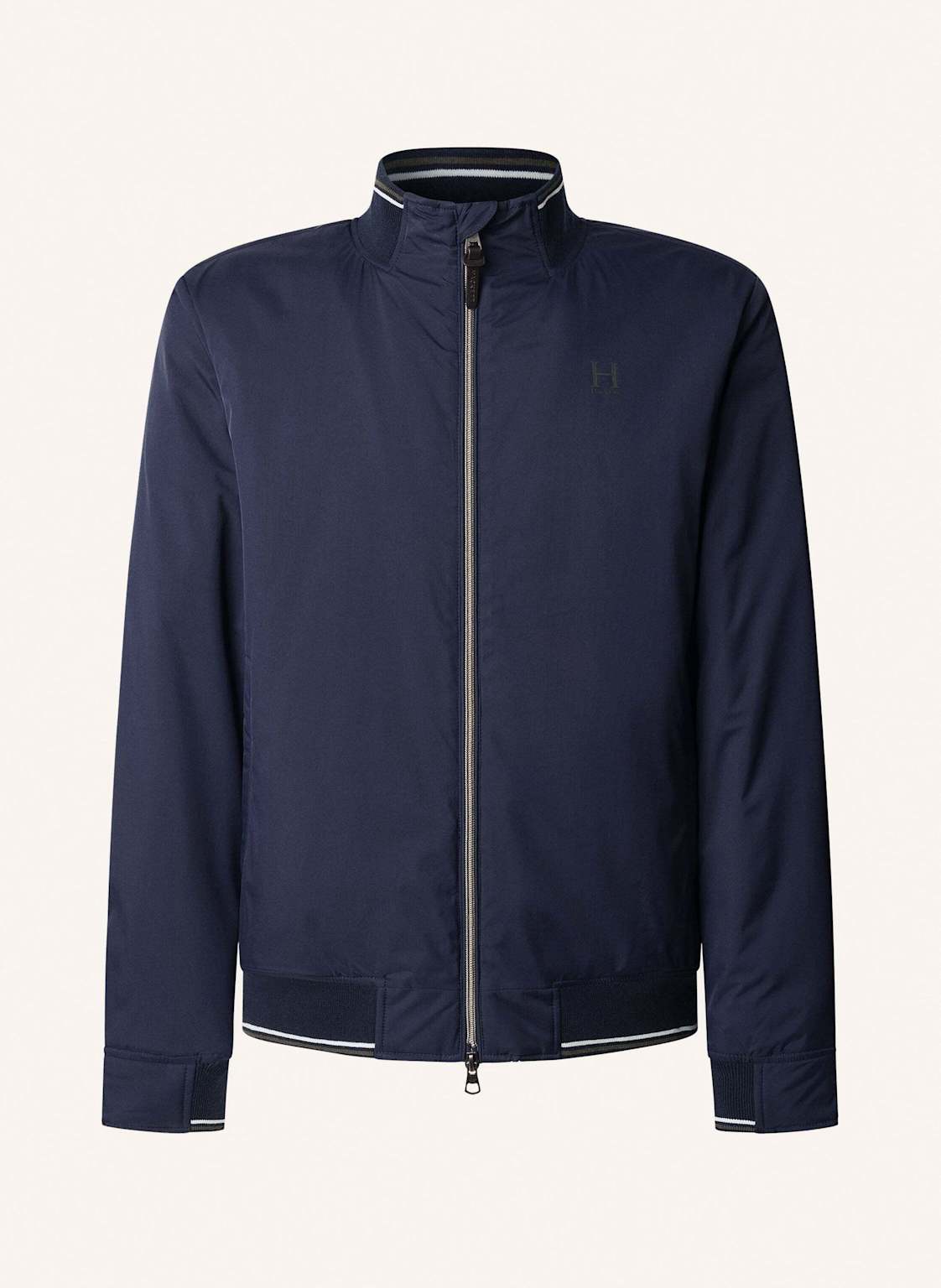 Hackett London Fieldjacket Heritage Logo Blouson blau von Hackett London