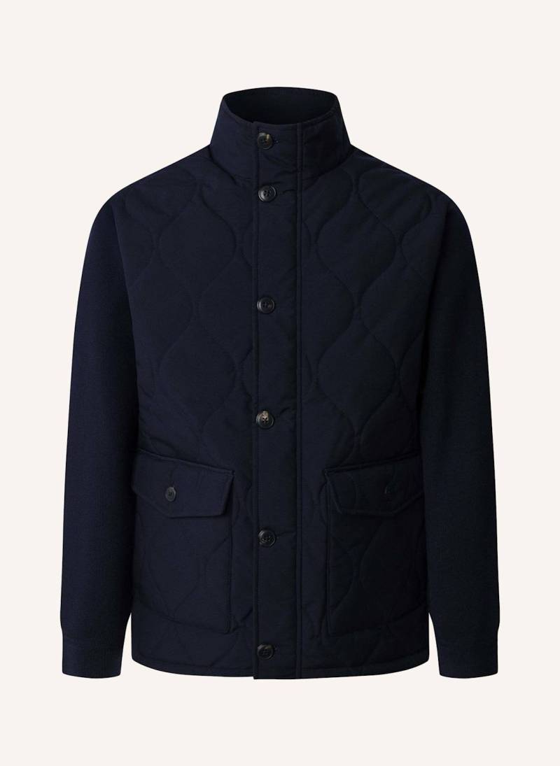 Hackett London Fieldjacket Ny/Kt Fz Hyb blau von Hackett London