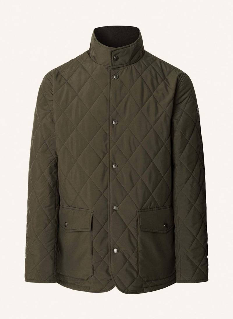 Hackett London Steppjacke Mit Blende gruen von Hackett London