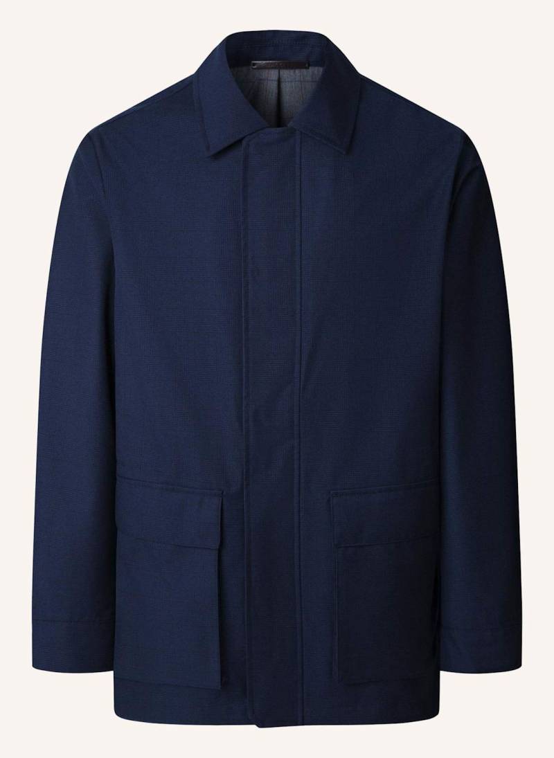 Hackett London Fieldjacket Pow 2 Pkt Carcoat blau von Hackett London