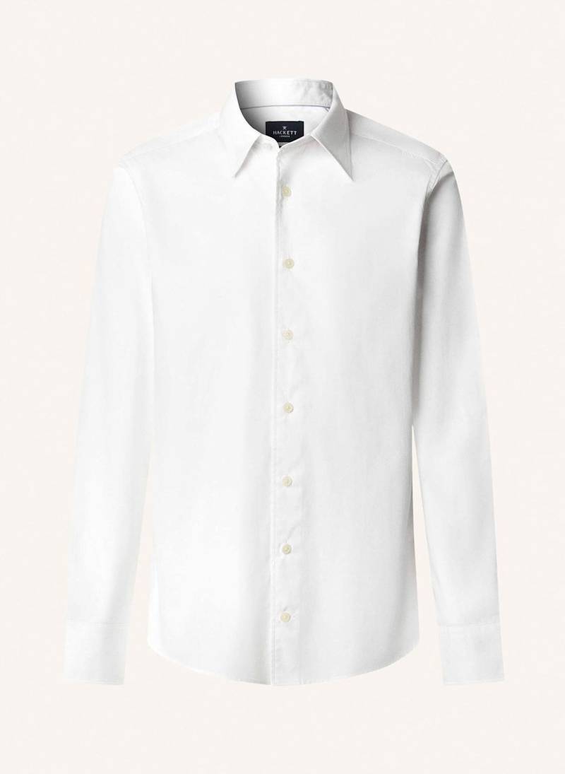 Hackett London Freizeithemd City Eoe Texture weiss von Hackett London