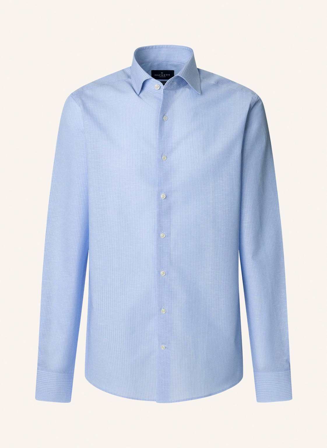 Hackett London Freizeithemd Cot Lin Pin Str blau Hackett London Freizeithemd Cot Lin Pin Str blau von Hackett London