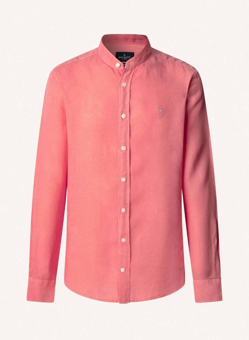 Hackett London Freizeithemd Ess Gmd Linen Porter rot von Hackett London