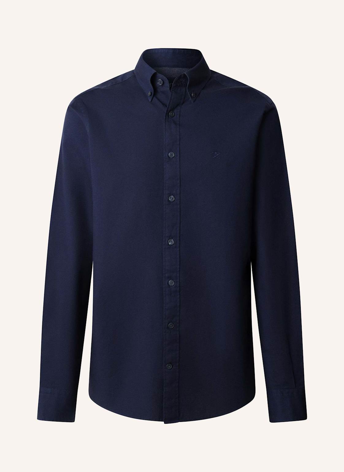 Hackett London Freizeithemd Ess Gmt Dyed Oxford blau von Hackett London