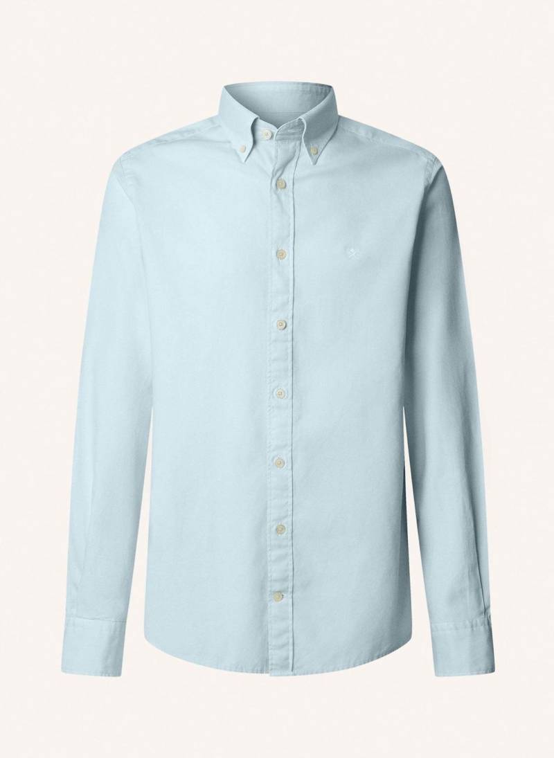 Hackett London Freizeithemd Ess Gmt Dyed Oxford blau von Hackett London