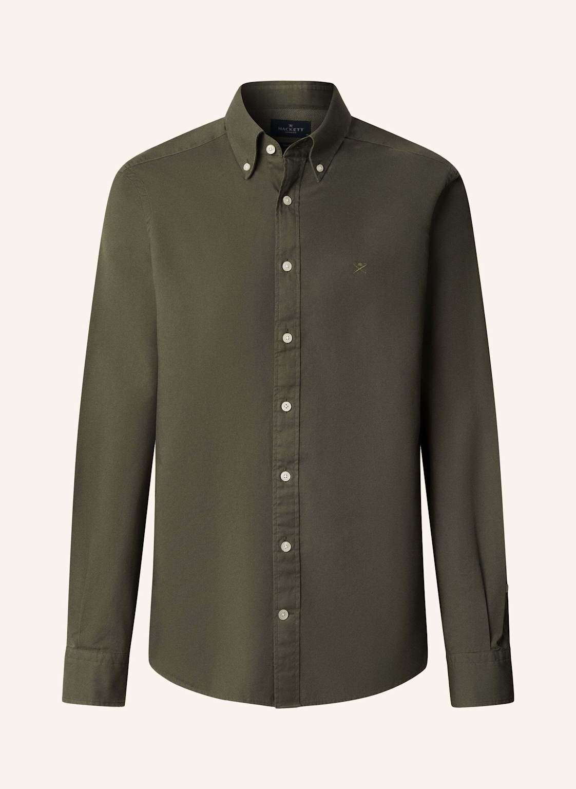 Hackett London Freizeithemd Ess Gmt Dyed Oxford gruen von Hackett London