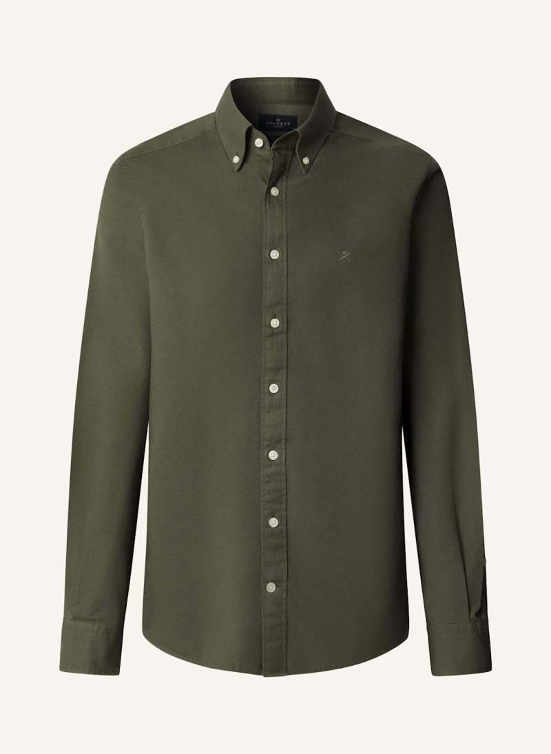 Hackett London Freizeithemd Ess Gmt Dyed Oxford gruen von Hackett London