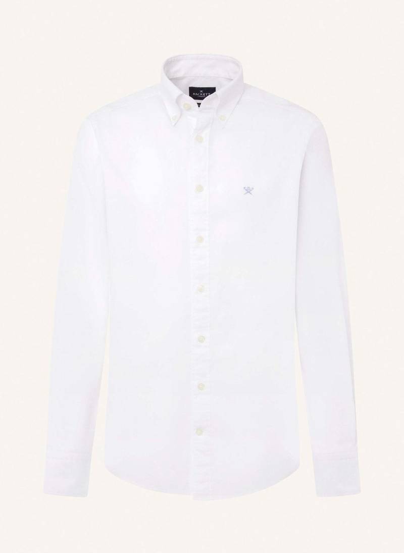 Hackett London Freizeithemd Ess Gmt Dyed Oxford weiss von Hackett London