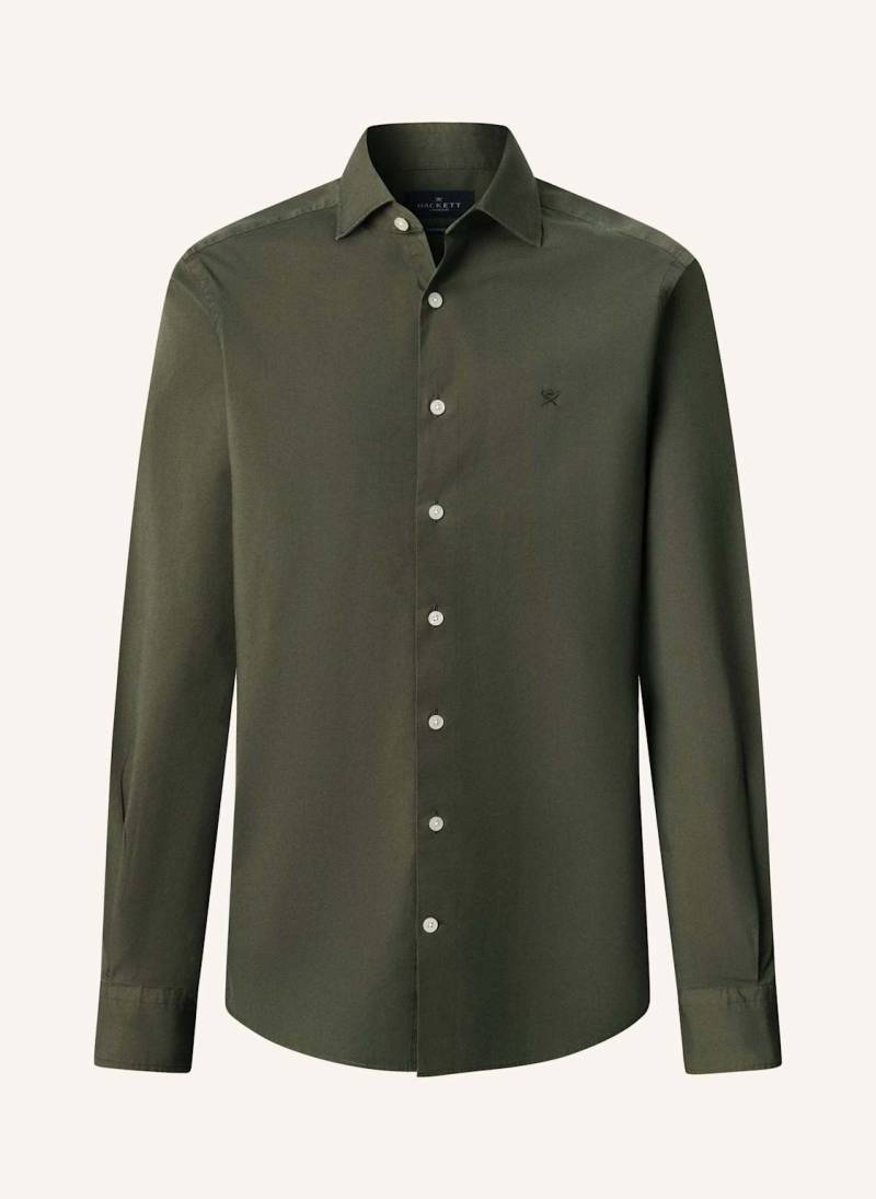 Hackett London Freizeithemd Ess Stretch Pop gruen von Hackett London
