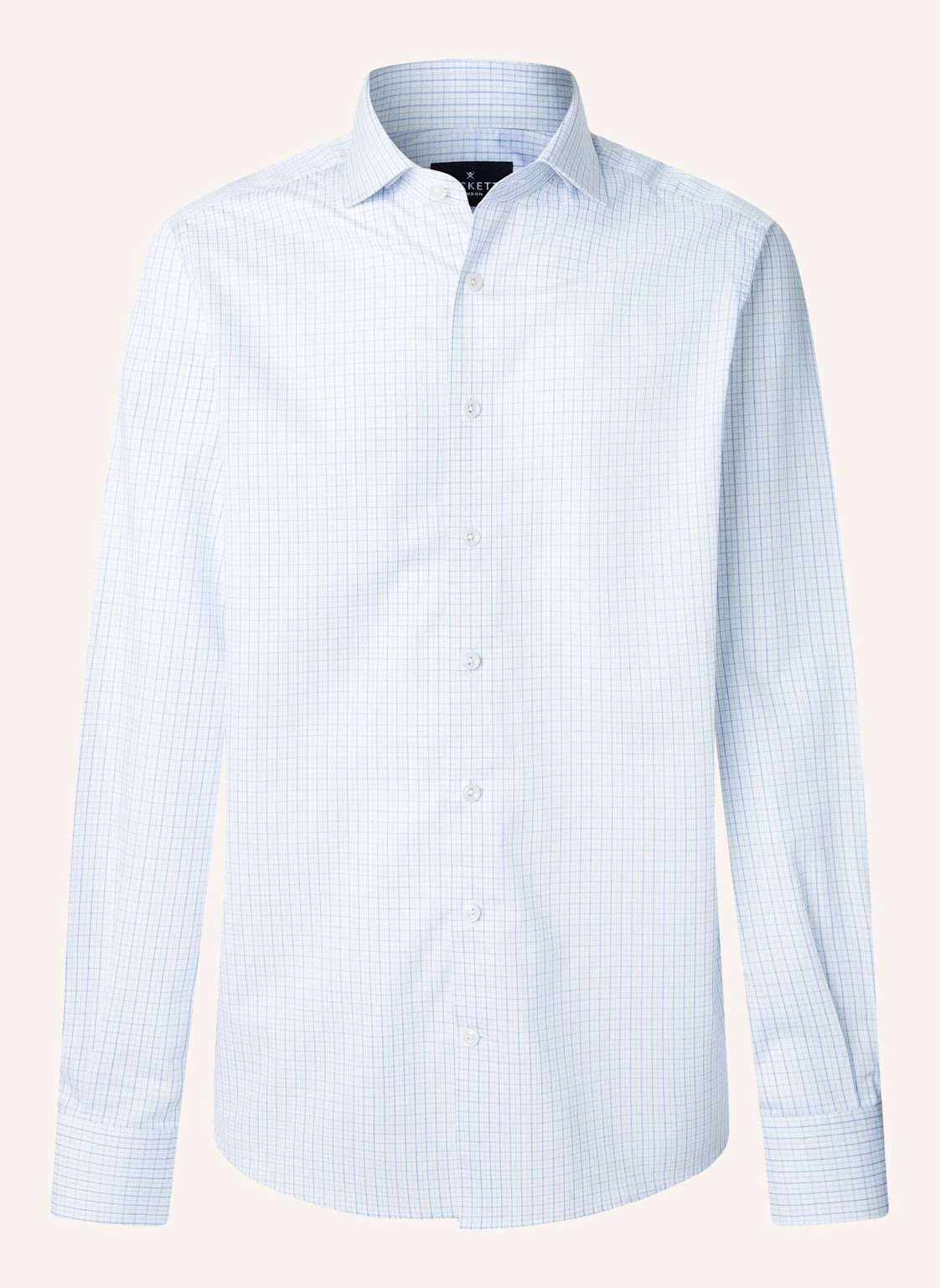 Hackett London Freizeithemd Formal Graph Chk blau von Hackett London