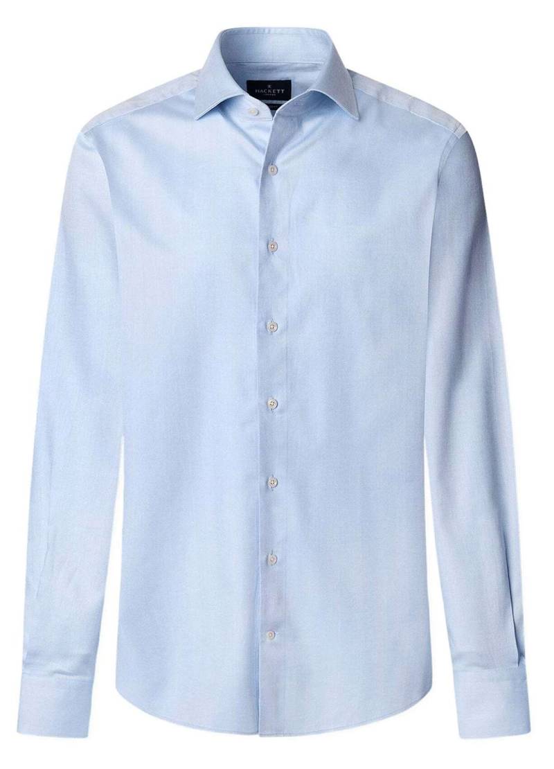 Hackett London Freizeithemd Formal Hbone 2 blau von Hackett London