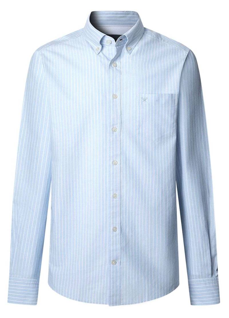 Hackett London Freizeithemd Oxford Stripe blau von Hackett London