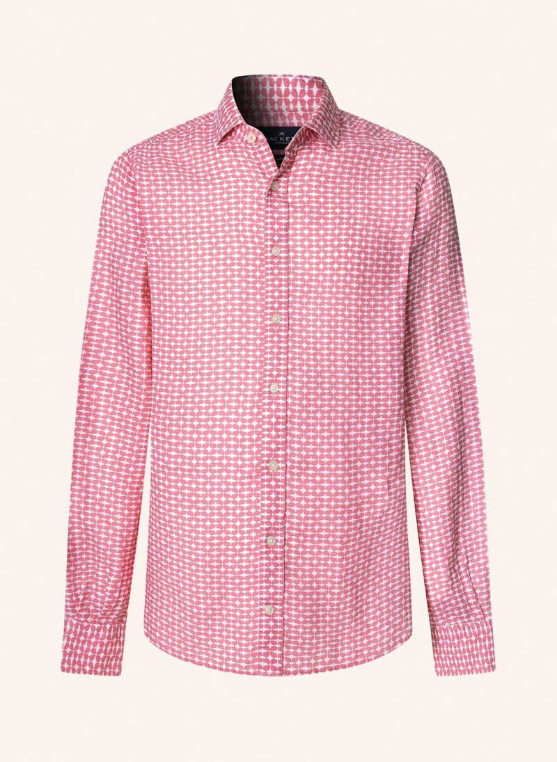 Hackett London Freizeithemd Star Print rosa von Hackett London