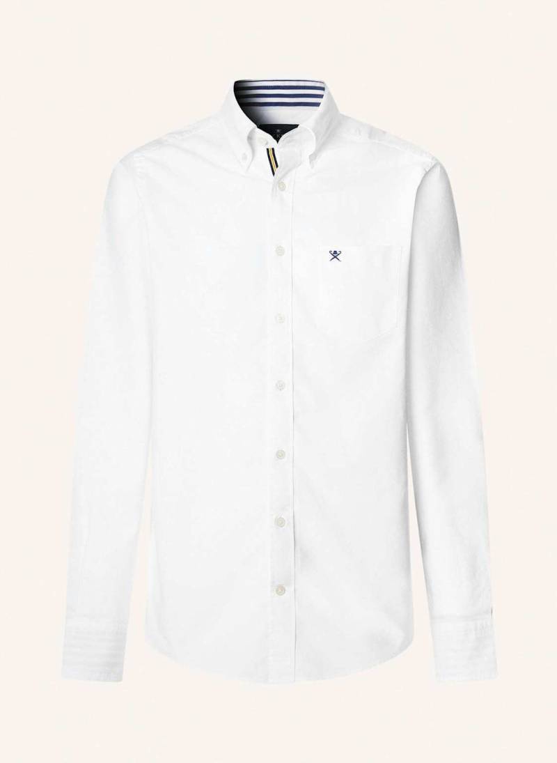 Hackett London Freizeithemd Wht Oxford Multi weiss von Hackett London