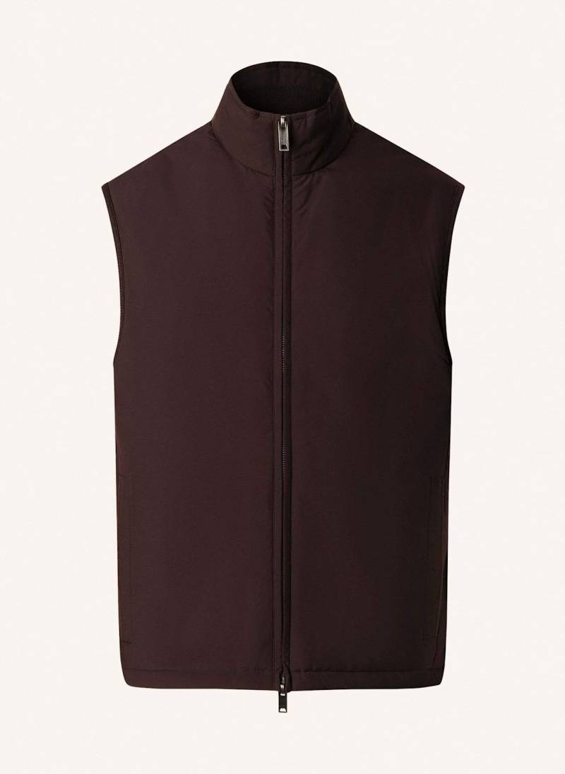 Hackett London Gilet Windsor Gilet braun von Hackett London