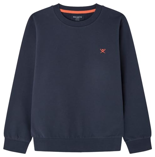 Hackett London Hackett Back Crew Sweatshirt für Jungen, Blau (Navy), 13 Jahre von Hackett London