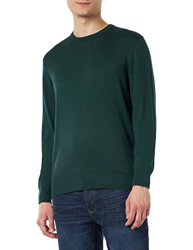 HACKETT LONDON Herren Cotton Cashmere Crew Pullover, Grn Topiary, XXL von Hackett London
