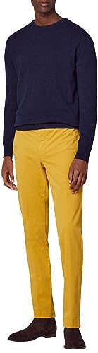 Hackett London Herren C Chino Kensington Hose, Yellow (Mustard), 34W/34L von Hackett London