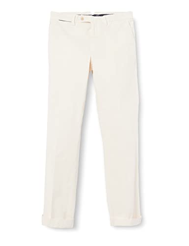 Hackett London Herren C Chino Sanderson Hose, White (Off White), 31W/28L von Hackett London