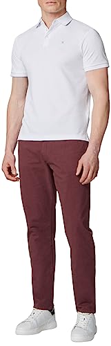 Hackett London Herren CORE 5PKT Trinity Hose, Red (Maroon), 32W/34L von Hackett London