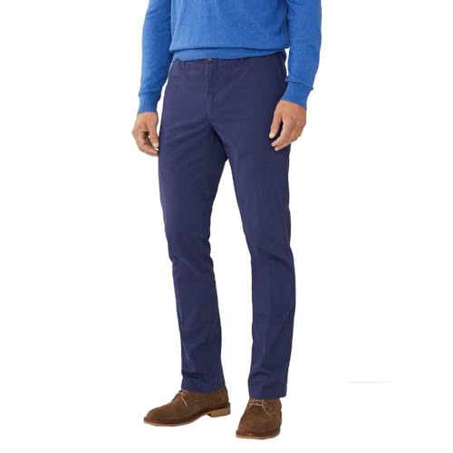 Hackett London Herren Calvary Twill Chino Hose, Blue (Shadow Blue), 33W/30L von Hackett London