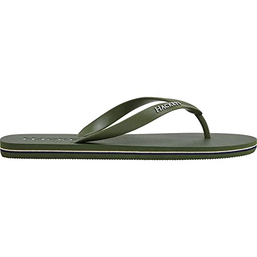 Hackett London Herren Capri Basic Flipflop, kakigrün, 42 EU von Hackett London