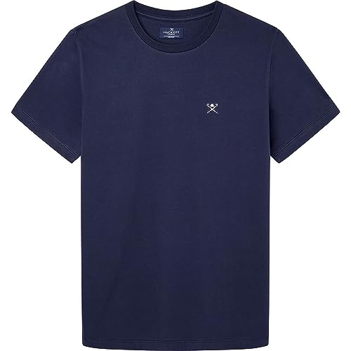 Hackett London Herren Classic Ss Tshirt T-Shirt, Blue (Navy), M von Hackett London