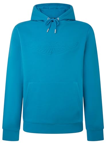 Hackett London Herren Costa Sport Sweatshirt, Blau (Hypa Blue), XXL von Hackett London