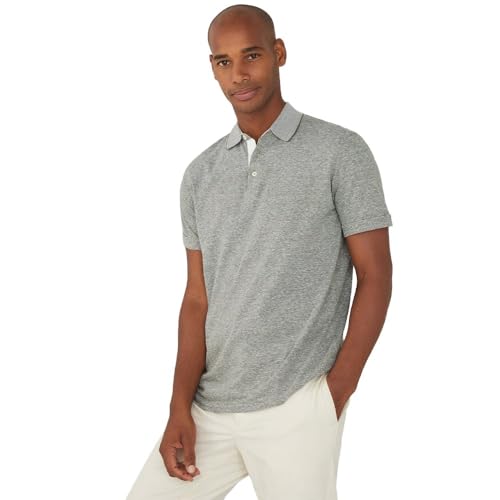 Hackett London Herren Cott Linen Filafil Polo, Brown (Khaki), S von Hackett London