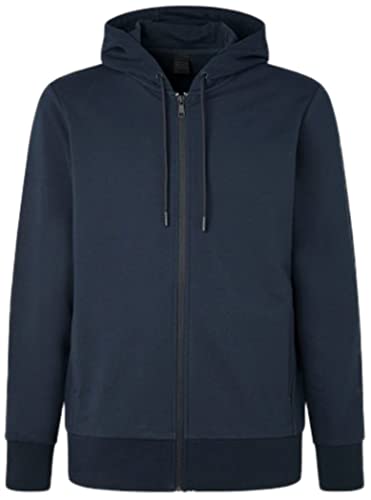 Hackett London Herren Essential Hoody FZ Hooded Sweatshirt, Black (Black), L von Hackett London