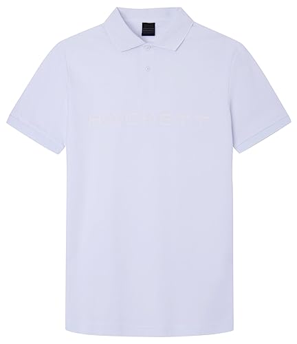 Hackett London Herren Essential Polo Shirt, White (White), L von Hackett London