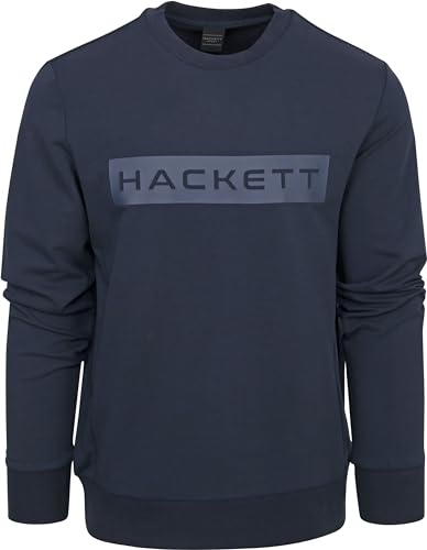 Hackett London Herren Essential SP Crew Sweatshirt, Blue (Navy), M von Hackett London