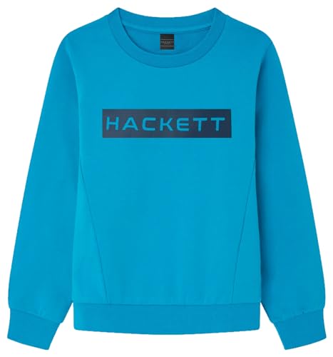 Hackett London Herren Essential Sp Crew Sweatshirt, Blue (Hypa Blue), XL von Hackett London