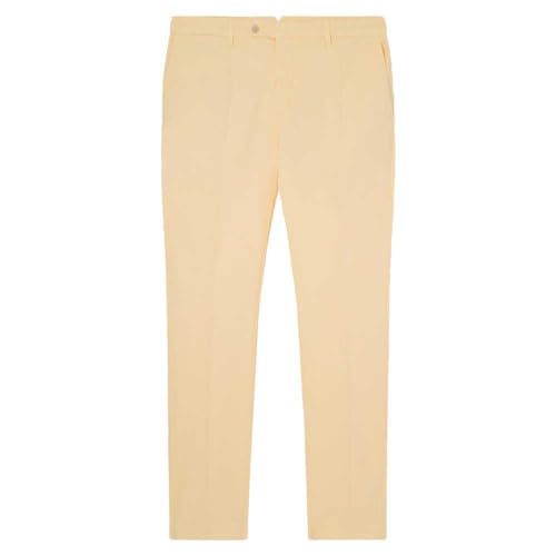 Hackett London Herren Filafil Polka Dot Hose, Gelb (Soft Yellow), 31W/30L von Hackett London