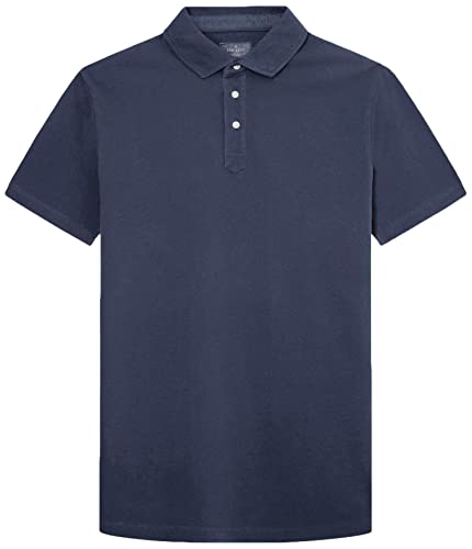 HACKETT LONDON Herren GMD Pique Ss Polohemd, Night Navy, 3XL von Hackett London