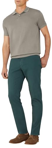 Hackett London Herren GMD Texture 5Pkt Hose, Green (Bottle Green), 30W/28L von Hackett London