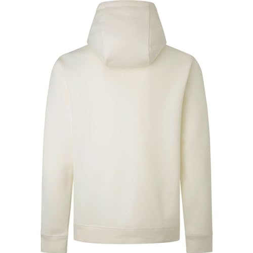 Hackett London Herren Heritage Hoody Kapuzenpullover, White (Antique White), L von Hackett London