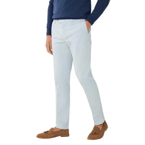 Hackett London Herren-Hose mit feinem Pop-Streifen, Blau (Sky Blue), 33W/30L von Hackett London