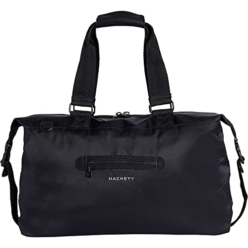 Hackett London Herren Hs Reisetasche Carry-All & Organizer Clutches, Schwarz von Hackett London