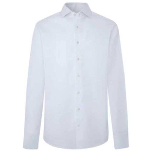 Hackett London Herren Hs Vortex Gilet Shirt, Weiß (Weiß), 16 von Hackett London