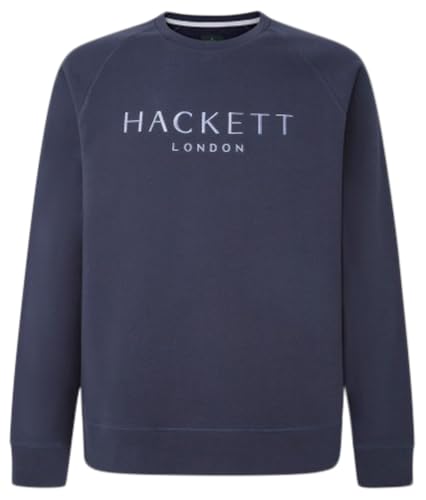 Hackett London Herren Jason Monk Sweatshirt, Blau (Navy), XL von Hackett London