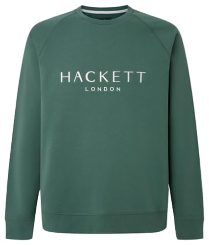 Hackett London Herren Jason Monk Sweatshirt, Grün (Grün), M von Hackett London