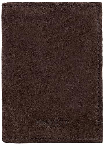Hackett London Herren LUDGATE Book Wallet Reisezubehör-Bi-Fold-Brieftasche, Brown (Brown) von Hackett London