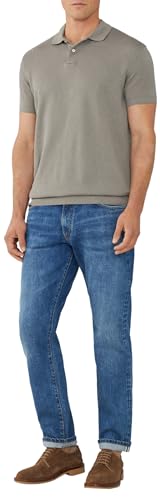 Hackett London Herren Light Selvage Jeans, Blue (Lt Denim), 42W/30L von Hackett London